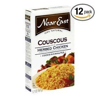 Near East Herbed Chicken Couscous Mix, 5.7 Ounce Boxes (Pack of 12) ( Value Bulk Multi pack) : Grocery & Gourmet Food