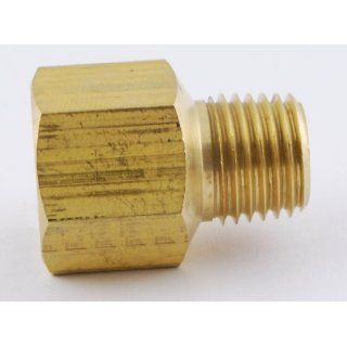 3/8" NPT Female to 1/4" NPT Male Brass Pipe Adaptor/Adapter Straight Reducer/Reducing Coupling Male to Female: Pipe Fittings: Industrial & Scientific