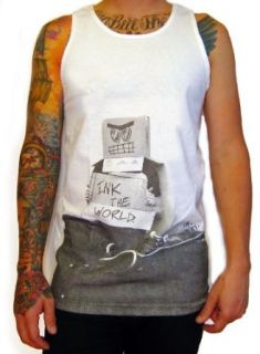 Index Ink Mens Athletic Tank End is Near   White   Medium at  Mens Clothing store: Tank Top And Cami Shirts