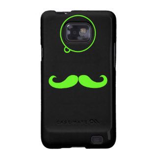 Green Mustache (Droid) Galaxy S2 Cover