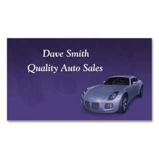 Auto Sales and Service Business Card Template