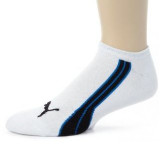Puma Golf Men's Single No Show Sock (White/Black/Blue Aster, 10 13) : Athletic Socks : Clothing