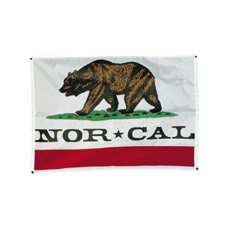 Nor Cal White Mens Republic Flag : Nor Cal Poster : Sports & Outdoors