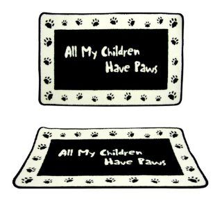 All My Children Have Paws Indoor Mat : Doormats : Patio, Lawn & Garden