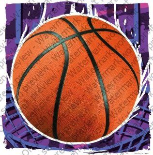 1/4 Sheet ~ Basketball Nothing But Net ~ Edible Image Cake/Cupcake Topper!!! : Dessert Decorating Cake Toppers : Grocery & Gourmet Food