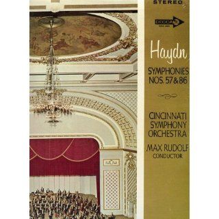 Haydn, Symphonies Nos. 57 & 86 (Max Rudolf/Cincinnati Symphony Orchestra): Music