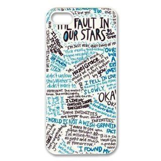 Funny The Fault In Our Stars John Green Quote iPhone 5,5S Hard Plastic Phone Case: Cell Phones & Accessories