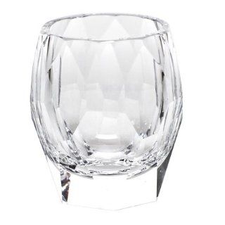 Moser Cubism Double Old Fashioned Clear: Old Fashioned Glasses: Kitchen & Dining