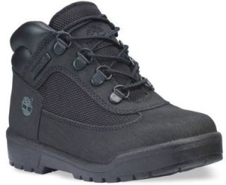 Kid's Timberland Waterproof Field Boots BLACK 12.5 M: Hiking Boots: Shoes