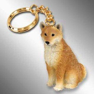 Shiba Inu Tiny Ones Dog Keychains (2 1/2 in): Pet Supplies