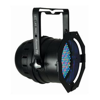 American DJ 64B LED Pro Black Can LED RGB Color Mixing With Onboard Dimmer: Musical Instruments