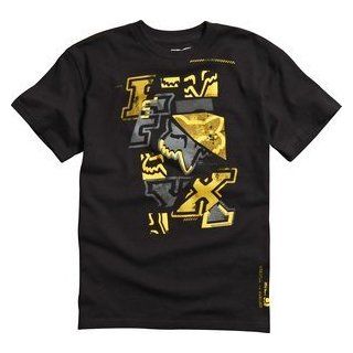 Fox Racing Booster Toddler Kids Short Sleeve T Shirt Black/Yellow MD: Automotive