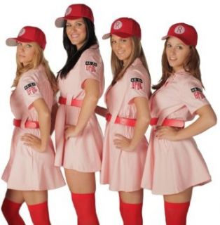 Deluxe Rockford Peaches Costume: Clothing