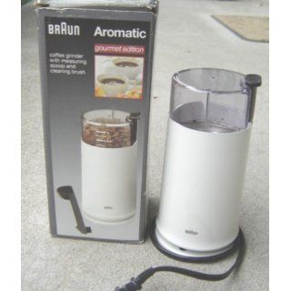 Braun KSM2 WH Aromatic Coffee Grinder, White: Kitchen & Dining