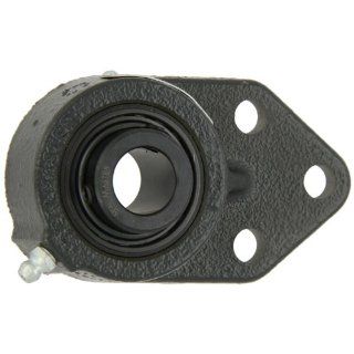Sealmaster FB 16C Standard Duty Flange Bracket, 3 Bolt, Regreasable, Contact Seals, Setscrew Locking Collar, Cast Iron Housing, 1" Bore, 4 3/4" Overall Length, 3/8" Flange Height, 2 Degrees Misalignment Angle: Flange Block Bearings: Industr
