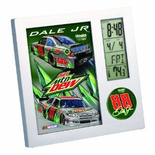 NASCAR Dale Earnhardt Jr Digital Desk Clock : Sports Fan Alarm Clocks : Sports & Outdoors
