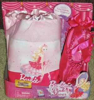 Barbie In the Pink Shoes Ballerina Dance Tote and Slippers: Toys & Games