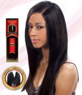 SAGA 100% REMY HUMAN HAIR INVISIBLE PART CLOSURE 10"   4 : Hair Replacement Wigs : Beauty