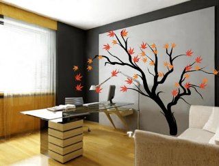 Large  Easy instant decoration wall sticker wall mural tree beautful tree decal   Home Decor Products