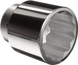 Martin X1270 Forged Alloy Steel 2 3/16" Type III Opening 1" Power Impact Square Drive Socket, 12 Points Standard, 3 1/8" Overall Length, Chrome Finish: Industrial & Scientific