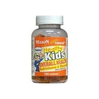 Mason Natural, Healthy Kids Overall Health Multivitamin & Minerals Gummies, 100 Gummies: Health & Personal Care