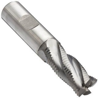 Melin Tool CFP Cobalt Steel Square Nose End Mill, Weldon Shank, TiCN Monolayer Finish, Roughing Cut, Non Center Cutting, 30 Deg Helix, 4 Flutes, 3.8750" Overall Length, 0.7500" Cutting Diameter, 0.75" Shank Diameter Industrial & Scienti