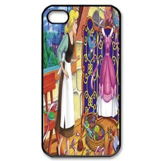 Designyourown Case cinderella Iphone 4 4s Cases Hard Case Cover the Back and Corners SKUiPhone4 2483: Cell Phones & Accessories