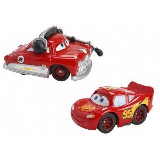 Cars Mini Adventures Two Packs   Lightning McQueen's Team   Hudson Hornet and Lightning McQueen Toys & Games
