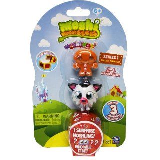 Moshi Monsters Moshlings Mini Figures   Series 1   Pack of 3 Figures (w/ 1 code): Toys & Games