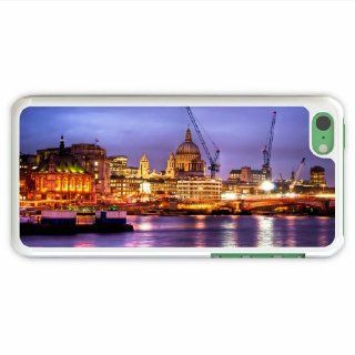Custom Designer Iphone 5C Religious St Pauls Cathedral Of In Love Present White Case Cover For Family Cell Phones & Accessories