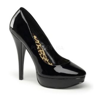 Previously Sold but brand new, 5 1/4 inch Heel, 1 inch Platform Classic Platform Pump Black Patent Womens Size: 7 ONLY (U.S.): Shoes