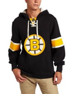 NHL Men's Boston Bruins Classics Pullover Hood (Black, Large) : Sports Fan Sweatshirts : Clothing