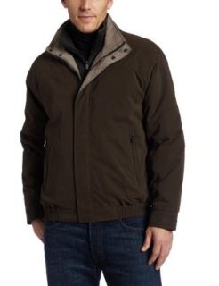 Weatherproof Mens Bomber Jacket, Dark Brown, Medium at  Mens Clothing store: Windbreaker Jackets