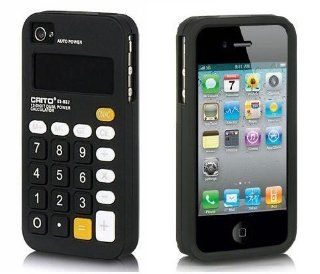 BLACK CALCULATOR Design Silicone Cover Protector Case Made of High Quality Durable Plastic Material Perfect fit for Apple Iphone 4 / 4S Provides Great Protection from Scratch and Scrape No Tools Needed or Instructions to Install: Cell Phones & Accessor