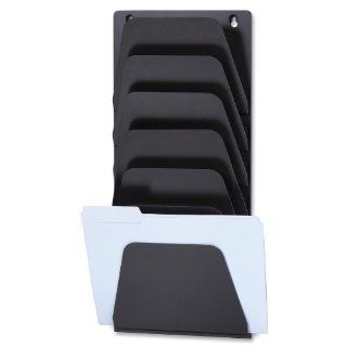 Officemate Wall File Holder, Letter/Legal, 7 Pockets, Black (21505) Patio, Lawn & Garden