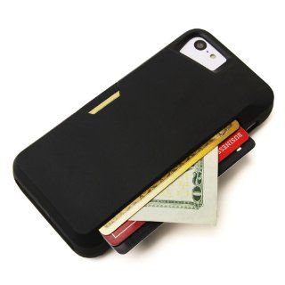 iPhone 5c Wallet Case   Slite Card Case for iPhone 5c by CM4   Black Onyx   [Ultra Slim Protective iPhone Wallet]: Cell Phones & Accessories