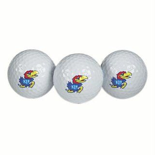 Kansas Golf Balls 3  Pack : Sports Fan Golf Balls : Sports & Outdoors