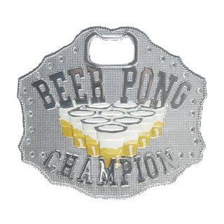 Belt Buckle Beer Pong Champion Belt Buckle: Clothing