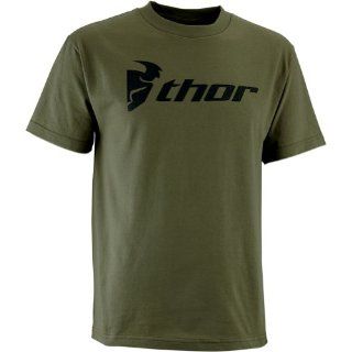 Thor MX Loud 'N Proud Men's Short Sleeve Casual Shirt   Military Green / Small: Automotive