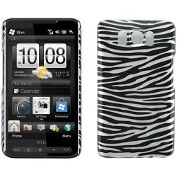HTC HD2 Zebra Pattern Hard Case Cases & Holders