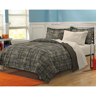 Camp House 7 piece Bed in a Bag with Sheet Set Teen Bedding