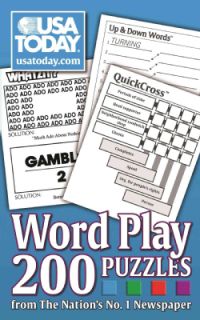 USA Today Word Play: Whatzit?, Up & Down Words, Quickcross: 200 Puzzles from the Nation's No. 1 Newspaper (Paperback) General