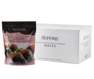 Sephra 28007 Dark Chocolate Melts, Fountain Ready, Hardens Quickly, (10) 2 lb Bags, Pack of 10: Kitchen & Dining