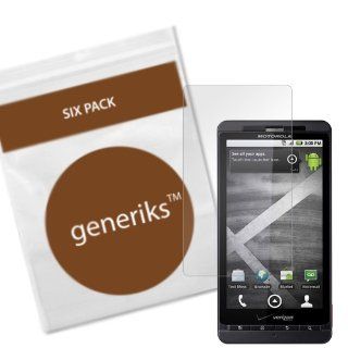Generiks TM Motorola Droid X 2 *ANTI GLARE* Screen Protectors (6 Pack!!!): Cell Phones & Accessories