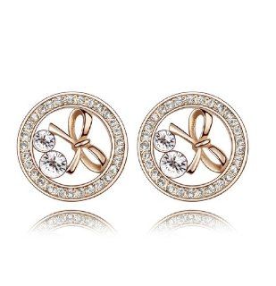 BOXINGCAT Exquisite Swarovski Style Clear Austrian Crystal Studs Earring BGCA5769: Jewelry