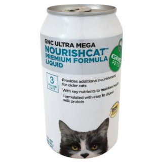 GNC Pets Ultra Mega Nourishcat Premium Formula Liquid for Senior Cats (Pack of 2) : Pet Milk Replacers : Pet Supplies