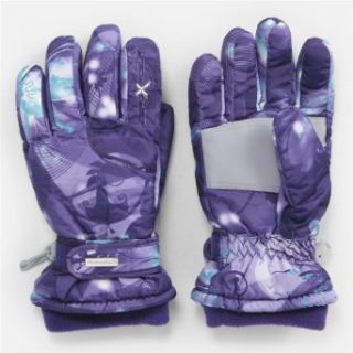 ZeroXposur Girls Thinsulate Performance Ski Gloves, Purple, M/L (7 14): Clothing
