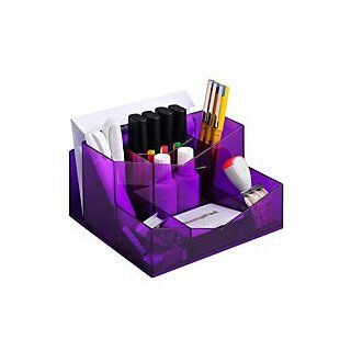 Really Useful Desk Accessories Pencil Cup Organizer, Translucent Purple : Office Desks : Office Products