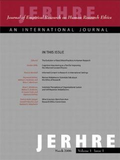 Journal of Empirical Research on Human Research Ethics: Magazines