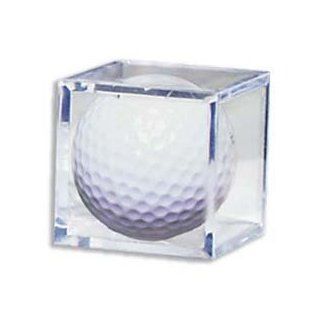 Golf Ball Acrylic Display Case Cube  Case of 12 : Sports Related Display Cases : Sports & Outdoors